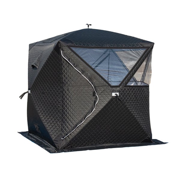 Telttasauna pilkkiteltta 180 x 180 x 200 ikkunallinen