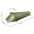 Bivy teltan mitat
