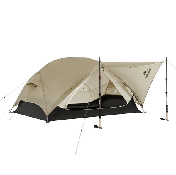 Ultrakevyt teltta 2 hengelle 15D Nylon