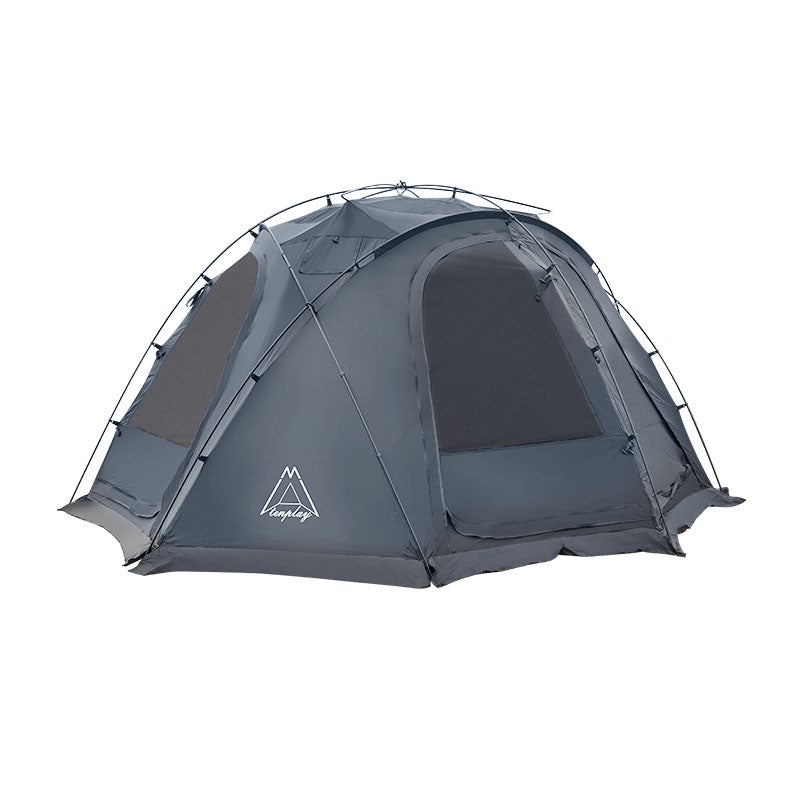 Dometeltta lattialla harmaa Silver Coating pinnoitteella