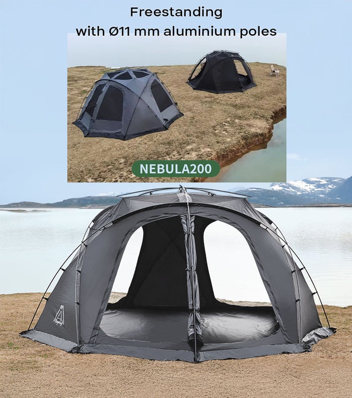 Runkokepit &Oslash;11 mm alumiinia