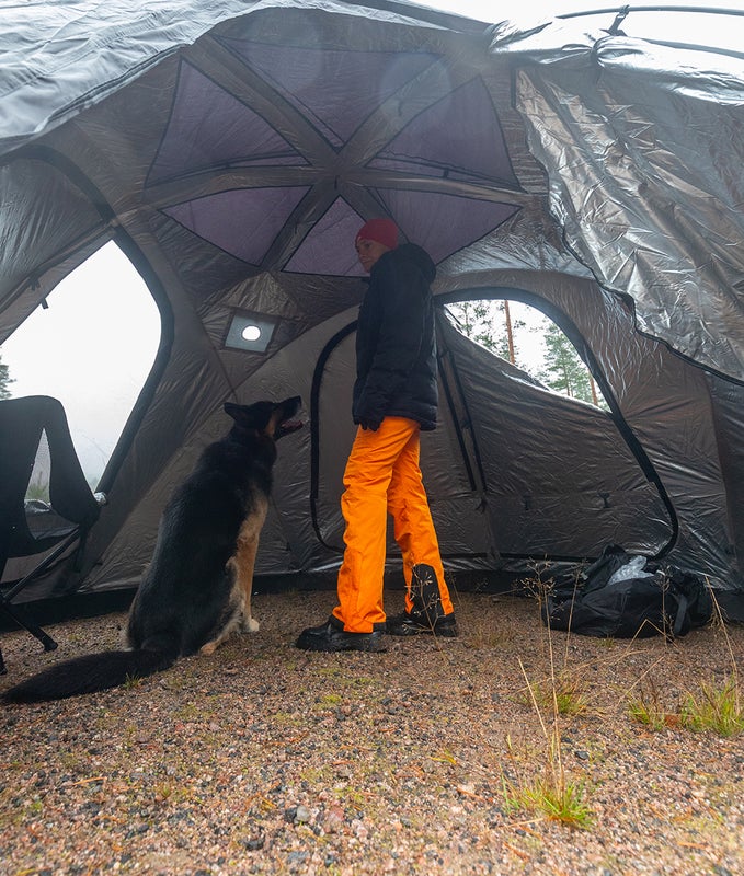 Dometeltta lattialla harmaa Silver Coating