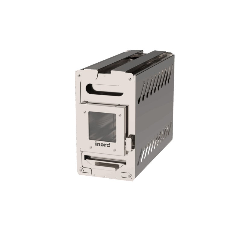 Kiukaan jalat sek&auml; ilmakanavat ja kiuaskivien teline taipuu nippuun kuljetuksen ajaksi