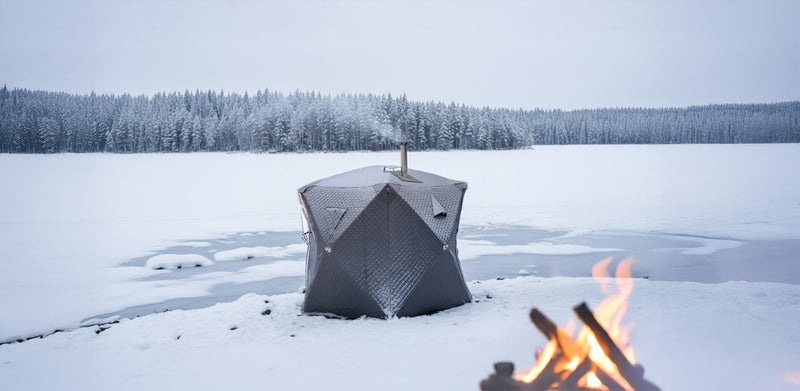 Telttasauna pilkkiteltta 180 x 180 x 200