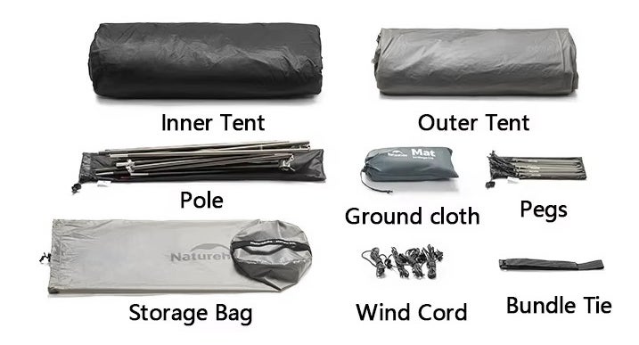 Teltan osat ja tarvikkeet