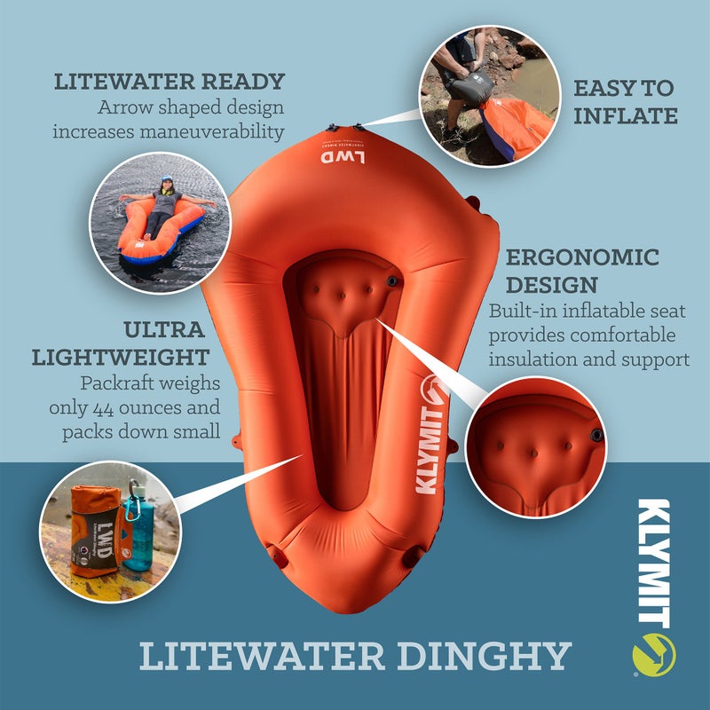 Ultrakevyt vene Klymit Litewater Dinghy